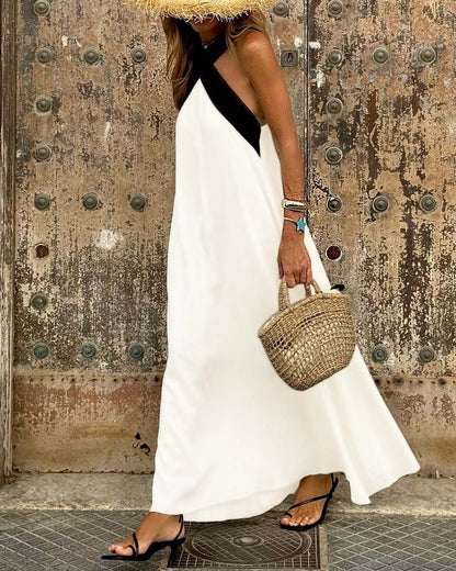 Maxi Dress | Spalline Incrociate | Elegante e Arioso