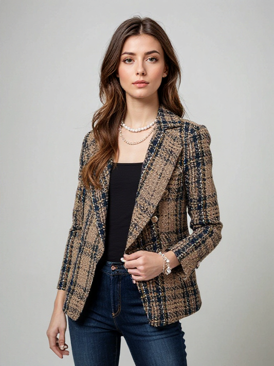 Blazer Donna | A Quadri | Elegante & Versatile