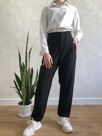 Pantaloni a Vita Alta | Eleganti e Versatili | Comfort e Stile