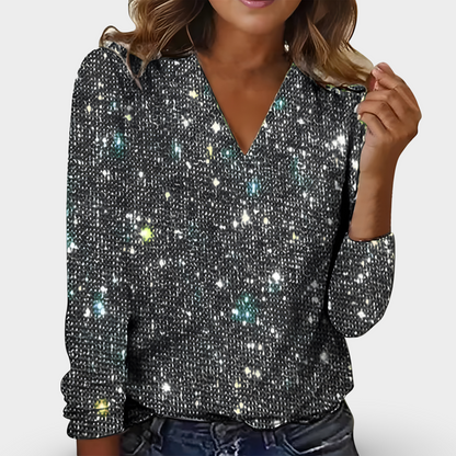 Blusa Scintillante | Glamour | Effetto Glitter