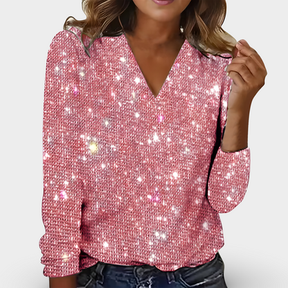 Blusa Scintillante | Glamour | Effetto Glitter