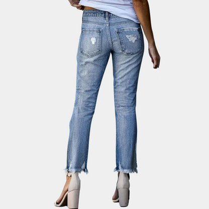 Jeans Strappati | Vita Media | Stile Casual e Trendy