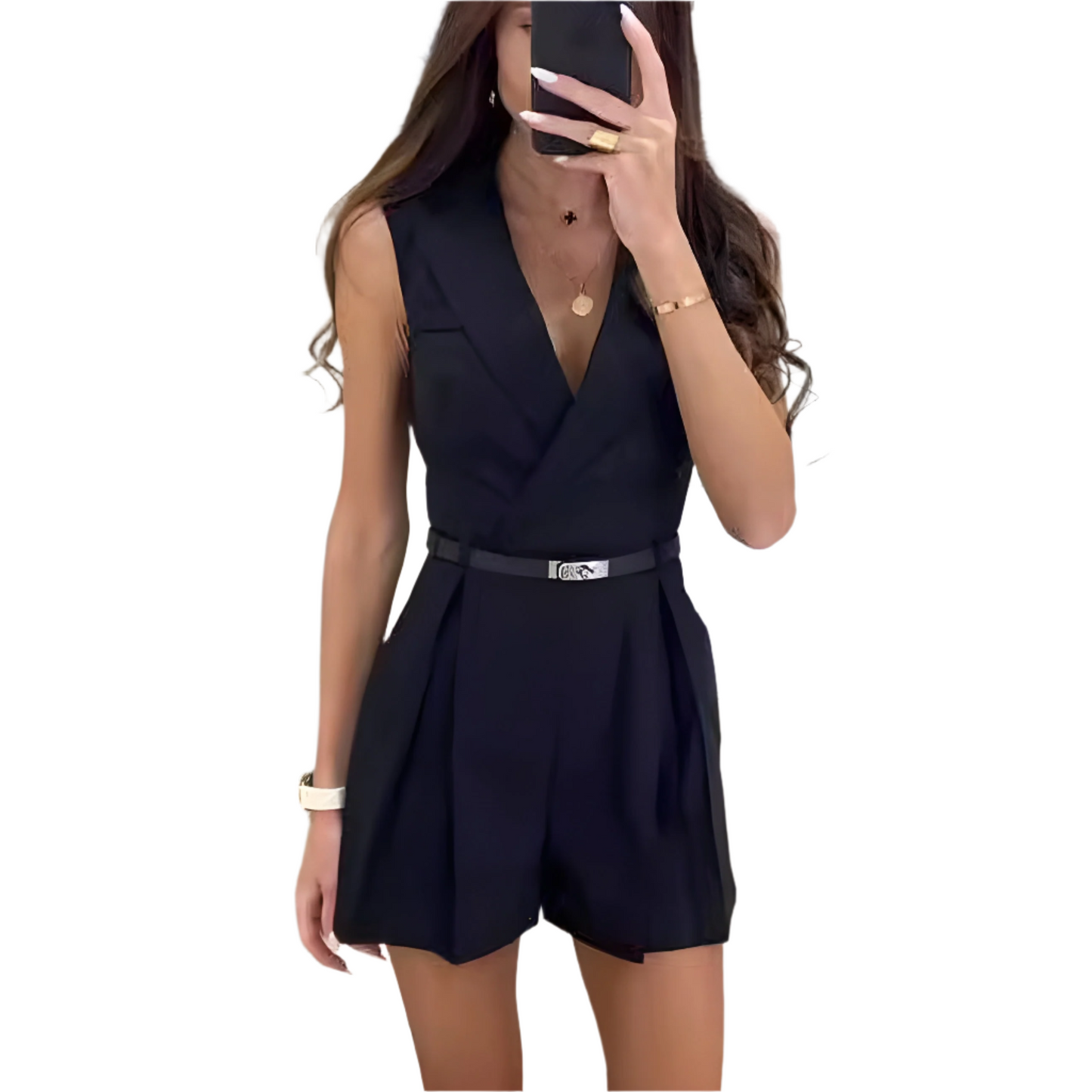 Romper Elegante Stile Blazer | Chic & Versatile