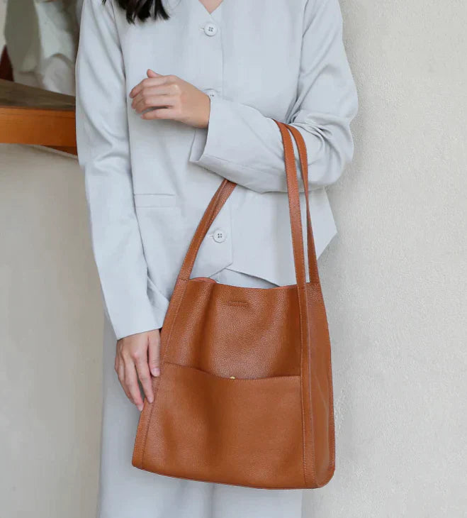 Borsa Shopper in Ecopelle | Capiente & Versatile | Stile Minimal