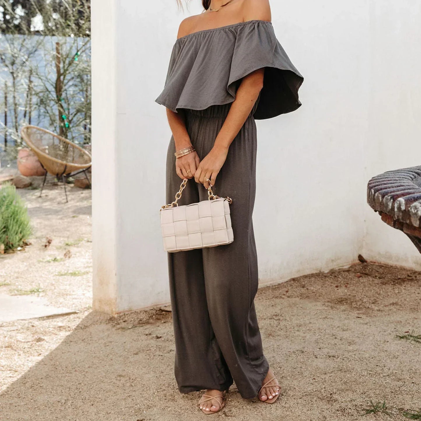 Tuta Off-Shoulder | Elegante e Ariaosa | Stile Estivo