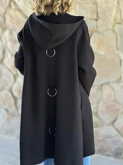 Cappotto Lungo con Cappuccio | Elegante | Caldo e Confortevole