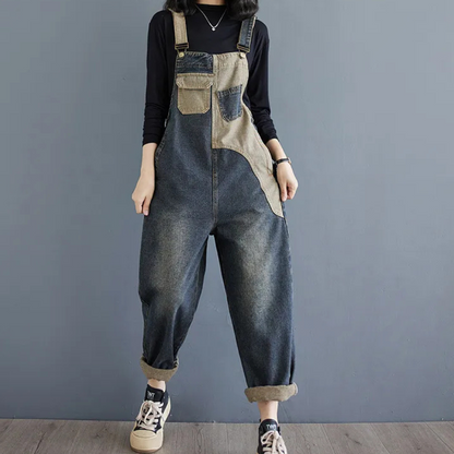 Salopette in Denim | Oversize e Comoda | Stile Vintage